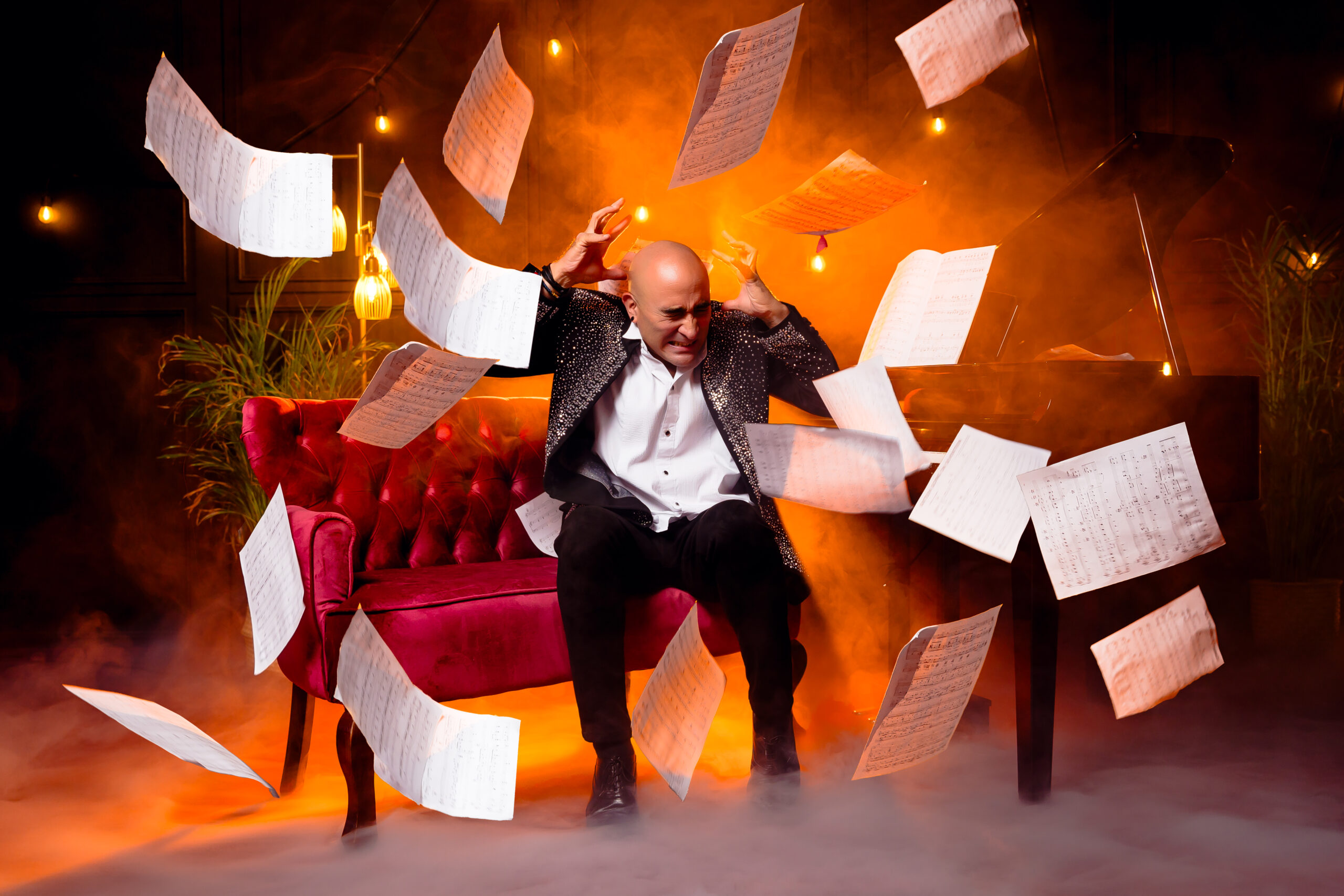Artista en escena